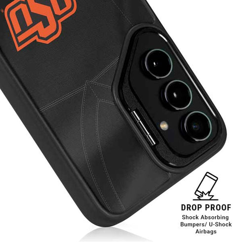 Oklahoma State University Black Jersey Galaxy S24 Plus Kickstand Case
